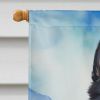 Schipperke Easter Egg Hunt House Flag Large Porch Sleeve Pole Decorative Outside Yard Banner Artwork Wall Hanging, Polyester, House Size, Multicolor