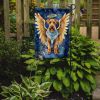 Airedale Terrier My Angel Garden Flag Mailbox Flag Decorative Yard Flag Banner Outside Patio Artwork Yard Flower Beds, Garden Size, Multicolor