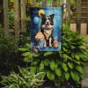 Border Collie Happy Birthday Garden Flag Mailbox Flag Decorative Yard Flag Banner Outside Patio Artwork Yard Flower Beds, Garden Size, Multicolor