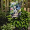 Sealyham Terrier Spring Path Garden Flag Mailbox Flag Decorative Yard Flag Banner Outside Patio Artwork Yard Flower Beds, Garden Size, Multicolor