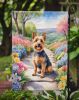Australian Terrier Spring Garden Garden Flag Mailbox Flag Decorative Yard Flag Banner Outside Patio Artwork Yard Flower Beds, Garden Size, Multicolor