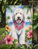 Komondor Luau Garden Flag Mailbox Flag Decorative Yard Flag Banner Outside Patio Artwork Yard Flower Beds, Garden Size, Multicolor
