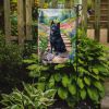 Schipperke Spring Path Garden Flag Mailbox Flag Decorative Yard Flag Banner Outside Patio Artwork Yard Flower Beds, Garden Size, Multicolor