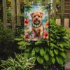 Norfolk Terrier Luau Garden Flag Mailbox Flag Decorative Yard Flag Banner Outside Patio Artwork Yard Flower Beds, Garden Size, Multicolor