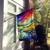 Buttercups in Color House Flag Large Porch Sleeve Pole Decorative Outside Yard Banner Artwork Wall Hanging, Polyester, House Size, Multicolor