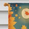 Westie Fall House Flag Large Porch Sleeve Pole Decorative Outside Yard Banner Artwork Wall Hanging, Polyester, House Size, Multicolor