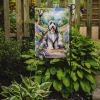 Bearded Collie Spring Garden Garden Flag Mailbox Flag Decorative Yard Flag Banner Outside Patio Artwork Yard Flower Beds, Garden Size, Multicolor