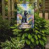 Kerry Blue Terrier Spring Path Garden Flag Mailbox Flag Decorative Yard Flag Banner Outside Patio Artwork Yard Flower Beds, Garden Size, Multicolor