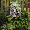 Collie Spring Path Garden Flag Mailbox Flag Decorative Yard Flag Banner Outside Patio Artwork Yard Flower Beds, Garden Size, Multicolor
