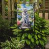 Great Pyrenees Spring Path Garden Flag Mailbox Flag Decorative Yard Flag Banner Outside Patio Artwork Yard Flower Beds, Garden Size, Multicolor