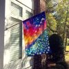 Gypsophila in Color House Flag Large Porch Sleeve Pole Decorative Outside Yard Banner Artwork Wall Hanging, Polyester, House Size, Multicolor