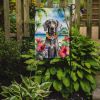 Weimaraner Luau Garden Flag Mailbox Flag Decorative Yard Flag Banner Outside Patio Artwork Yard Flower Beds, Garden Size, Multicolor