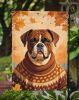 Boxer Fall Garden Flag Mailbox Flag Decorative Yard Flag Banner Outside Patio Artwork Yard Flower Beds, Garden Size, Multicolor