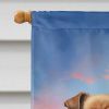 Brussels Griffon Two Hearts House Flag Large Porch Sleeve Pole Decorative Outside Yard Banner Artwork Wall Hanging, Polyester, House Size, Multicolor