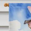 Catahoula Easter Egg Hunt House Flag Large Porch Sleeve Pole Decorative Outside Yard Banner Artwork Wall Hanging, Polyester, House Size, Multicolor