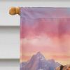 Dachshund Two Hearts House Flag Large Porch Sleeve Pole Decorative Outside Yard Banner Artwork Wall Hanging, Polyester, House Size, Multicolor