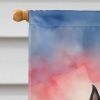 Scottish Terrier Two Hearts House Flag Large Porch Sleeve Pole Decorative Outside Yard Banner Artwork Wall Hanging, Polyester, House Size, Multicolor