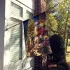 Belgian Malinois and Santa Claus House Flag Large Porch Sleeve Pole Decorative Outside Yard Banner Artwork Wall Hanging, Polyester, House Size