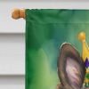 Belgian Tervuren King of Mardi Gras House Flag Large Porch Sleeve Pole Decorative Outside Yard Banner Artwork Wall Hanging, Polyester, House Size