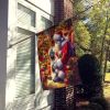 Havanese and Santa Claus House Flag Large Porch Sleeve Pole Decorative Outside Yard Banner Artwork Wall Hanging, Polyester, House Size, Multicolor