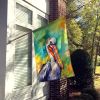 Hippie Animal Pelican House Flag Large Porch Sleeve Pole Decorative Outside Yard Banner Artwork Wall Hanging, Polyester, House Size, Multicolor