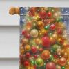 Havanese and Santa Claus House Flag Large Porch Sleeve Pole Decorative Outside Yard Banner Artwork Wall Hanging, Polyester, House Size, Multicolor