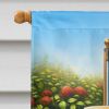 All American Border Collie House Flag Large Porch Sleeve Pole Decorative Outside Yard Banner Artwork Wall Hanging, Polyester, House Size, Multicolor