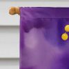 German Shorthaired Pointer King of Mardi Gras House Flag Large Porch Sleeve Pole Decorative Outside Yard Banner Artwork Wall Hanging, Polyester