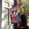 Boxer Two Hearts House Flag Large Porch Sleeve Pole Decorative Outside Yard Banner Artwork Wall Hanging, Polyester, House Size, Multicolor