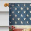 All American Great Dane House Flag Large Porch Sleeve Pole Decorative Outside Yard Banner Artwork Wall Hanging, Polyester, House Size, Multicolor