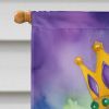 Chesapeake Bay Retriever King of Mardi Gras House Flag Large Porch Sleeve Pole Decorative Outside Yard Banner Artwork Wall Hanging, Polyester