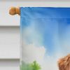 Chesapeake Bay Retriever Easter Egg Hunt House Flag Large Porch Sleeve Pole Decorative Outside Yard Banner Artwork Wall Hanging, Polyester, House Size