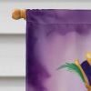 Nova Scotia Duck Tolling Retriever King of Mardi Gras House Flag Large Porch Sleeve Pole Decorative Outside Yard Banner Artwork Wall Hanging