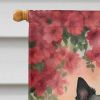 Belgian Sheepdog Two Hearts House Flag Large Porch Sleeve Pole Decorative Outside Yard Banner Artwork Wall Hanging, Polyester, House Size, Multicolor