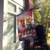 Chow Chow Two Hearts House Flag Large Porch Sleeve Pole Decorative Outside Yard Banner Artwork Wall Hanging, Polyester, House Size, Multicolor