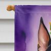 Manchester Terrier King of Mardi Gras House Flag Large Porch Sleeve Pole Decorative Outside Yard Banner Artwork Wall Hanging, Polyester, House Size