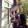 Chocolate Labrador Retriever Two Hearts House Flag Large Porch Sleeve Pole Decorative Outside Yard Banner Artwork Wall Hanging, Polyester, House Size