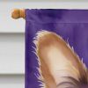 Papillon King of Mardi Gras House Flag Large Porch Sleeve Pole Decorative Outside Yard Banner Artwork Wall Hanging, Polyester, House Size, Multicolor