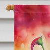 Calla Lilies in Color House Flag Large Porch Sleeve Pole Decorative Outside Yard Banner Artwork Wall Hanging, Polyester, House Size, Multicolor