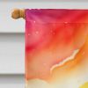 Freesia in Color House Flag Large Porch Sleeve Pole Decorative Outside Yard Banner Artwork Wall Hanging, Polyester, House Size, Multicolor