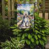 Old English Sheepdog Spring Path Garden Flag Mailbox Flag Decorative Yard Flag Banner Outside Patio Artwork Yard Flower Beds, Garden Size, Multicolor