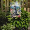 Scottish Deerhound Spring Path Garden Flag Mailbox Flag Decorative Yard Flag Banner Outside Patio Artwork Yard Flower Beds, Garden Size, Multicolor