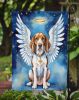 American English Coonhound My Angel Garden Flag Mailbox Flag Decorative Yard Flag Banner Outside Patio Artwork Yard Flower Beds, Garden Size