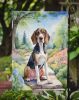 American English Coonhound Spring Garden Garden Flag Mailbox Flag Decorative Yard Flag Banner Outside Patio Artwork Yard Flower Beds, Garden Size