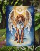 Redbone Coonhound My Angel Garden Flag Mailbox Flag Decorative Yard Flag Banner Outside Patio Artwork Yard Flower Beds, Garden Size, Multicolor