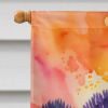 Agapanthus in Color House Flag Large Porch Sleeve Pole Decorative Outside Yard Banner Artwork Wall Hanging, Polyester, House Size, Multicolor