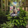 Shar Pei Spring Path Garden Flag Mailbox Flag Decorative Yard Flag Banner Outside Patio Artwork Yard Flower Beds, Garden Size, Multicolor