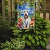 Sealyham Terrier Luau Garden Flag Mailbox Flag Decorative Yard Flag Banner Outside Patio Artwork Yard Flower Beds, Garden Size, Multicolor