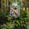 Pekingese Spring Path Garden Flag Mailbox Flag Decorative Yard Flag Banner Outside Patio Artwork Yard Flower Beds, Garden Size, Multicolor
