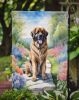 Leonberger Spring Path Garden Flag Mailbox Flag Decorative Yard Flag Banner Outside Patio Artwork Yard Flower Beds, Garden Size, Multicolor